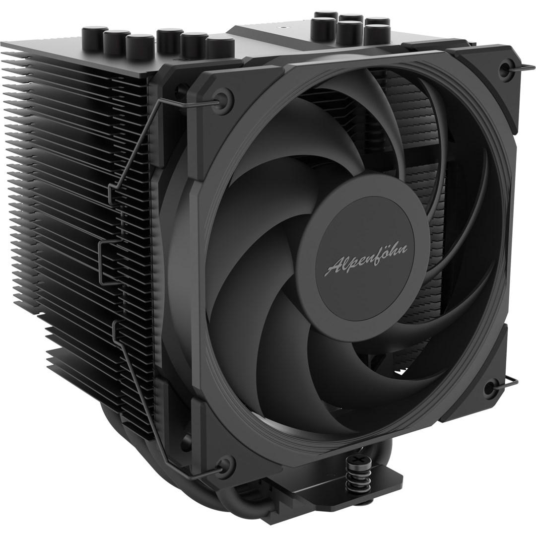 CPU-køler Alpenföhn Brocken 4 - sort, 120 mm PWM
