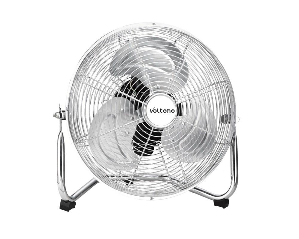 Gulvventilator Volteno krom 45 cm - 100 W billede