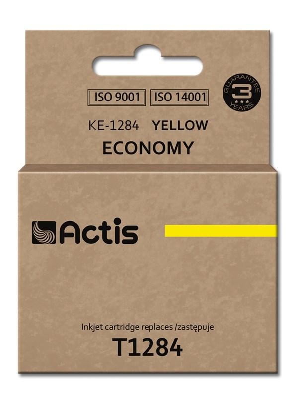 Blækpatron til Epson – Actis KE-1284, gul, standard, 13 ml (erstatter T1284)
