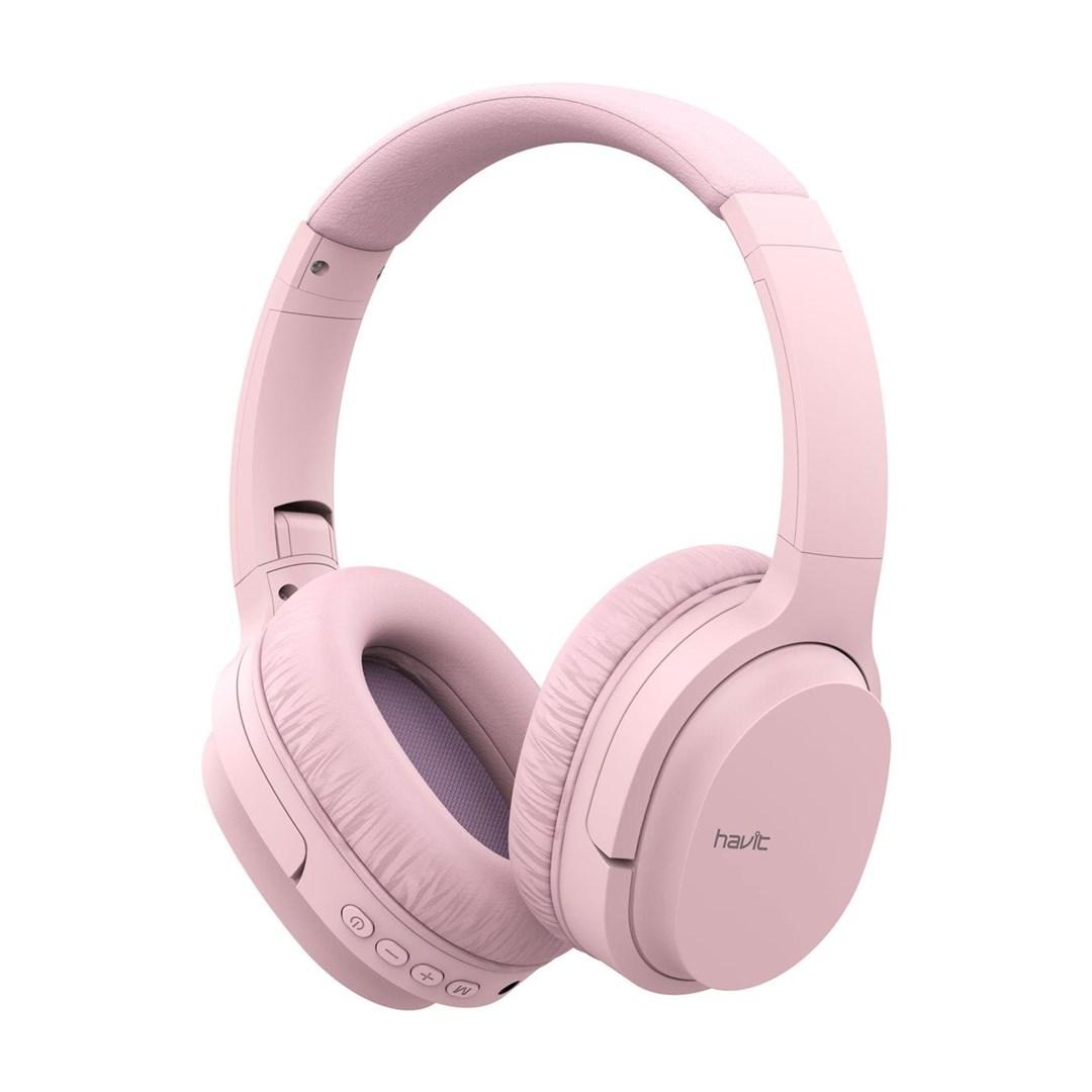 Trådløse høretelefoner Havit I62 on-ear – pink