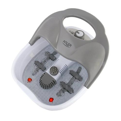 Fodspa med massage – Adler AD 2167, grå/hvid