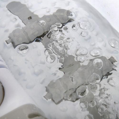 Fodspa med massage – Adler AD 2167, grå/hvid