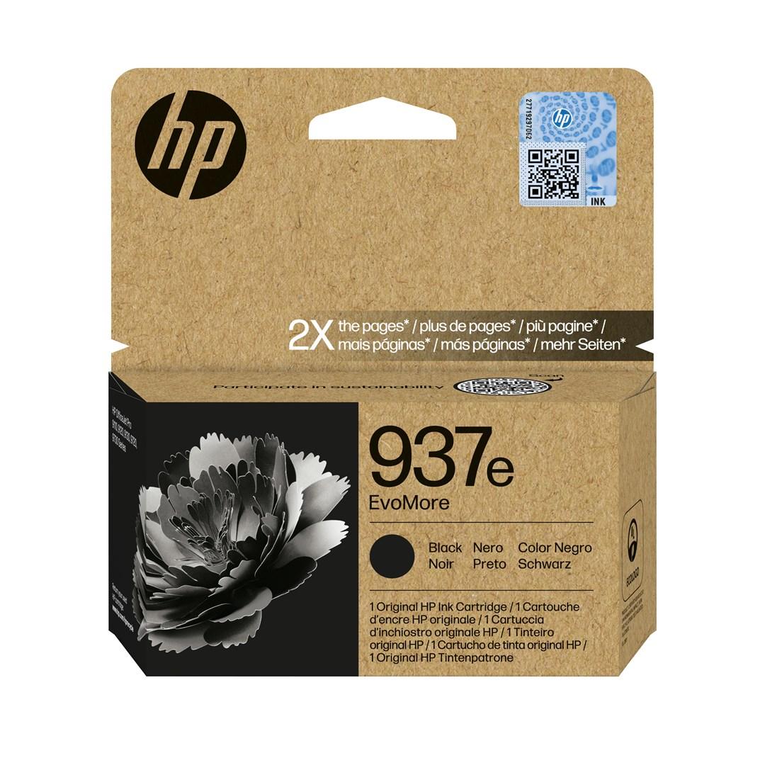 Blækpatron HP 937e EvoMore sort - original høj kapacitet