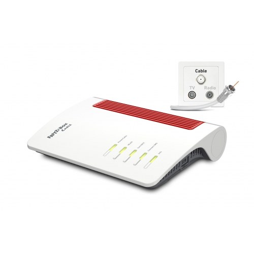 Wi‑Fi 7 kabelrouter AVM FRITZ!Box 6670 Dual‑band (2,4/5 GHz) - Hvid
