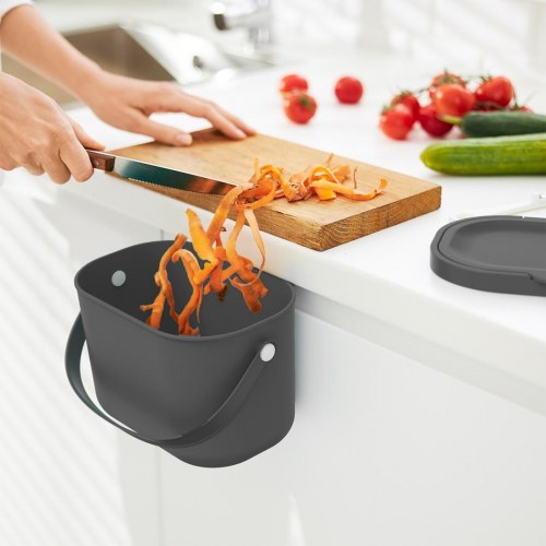 Affaldssorteringsspand 3,2 l – rotho Albula, antracit