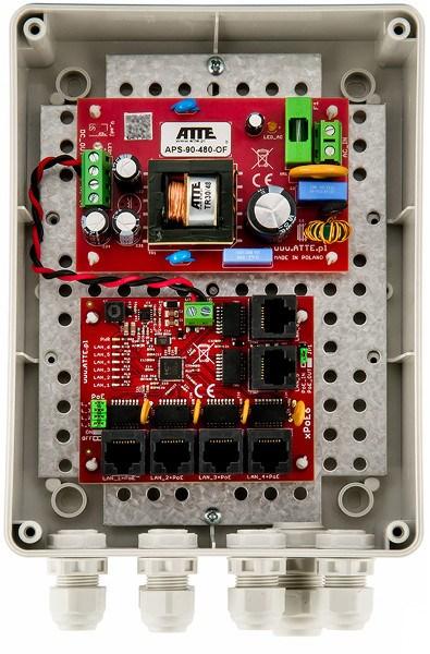 Netværksswitch med PoE – Atte 5-port IP-5-11-M2