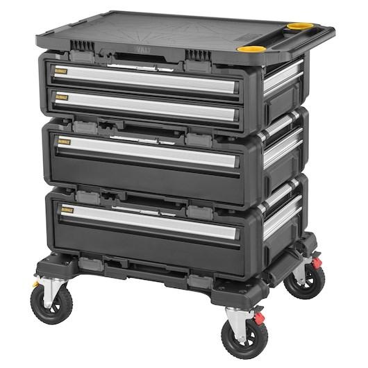 Værktøjskasse med hjul - DeWALT DWST60510-1, metal/plast, sort/gul