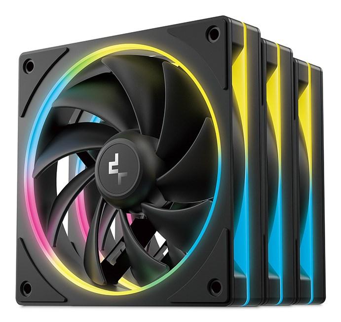 Kabinetventilator 120 mm - DeepCool FL12 SE 3-i-1, hvid, ARGB billede