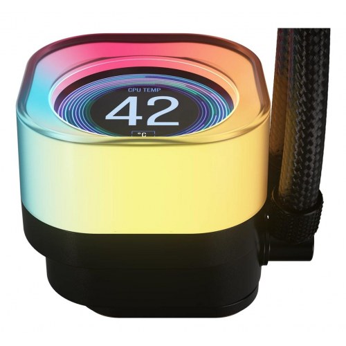 CPU vandkøler Corsair iCUE Link TITAN 360 RX LCD, 3×12 cm, sort