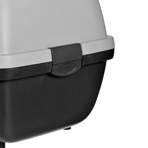 Transportkasse til kat ZOLUX Gulliver 2, grå, metaldør – 55 × 36 × 35 cm