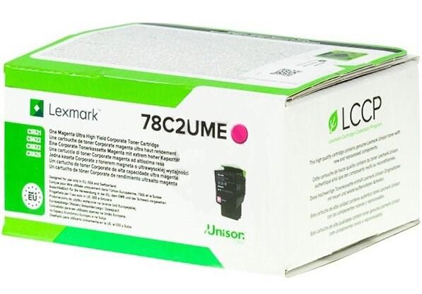 Tonerpatron magenta – Lexmark 78C2UME, original, 7.000 sider billede