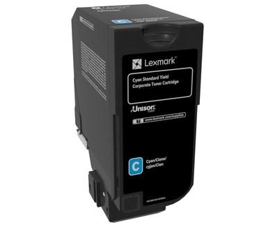 Toner til laserprinter Lexmark cyan - standardkapacitet (original) billede