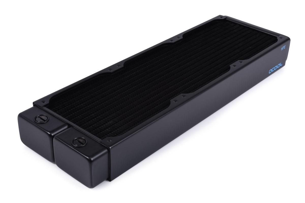 Radiator til vandkøling 360 mm – Alphacool HPE, 45 mm, 6×120 mm, sort
