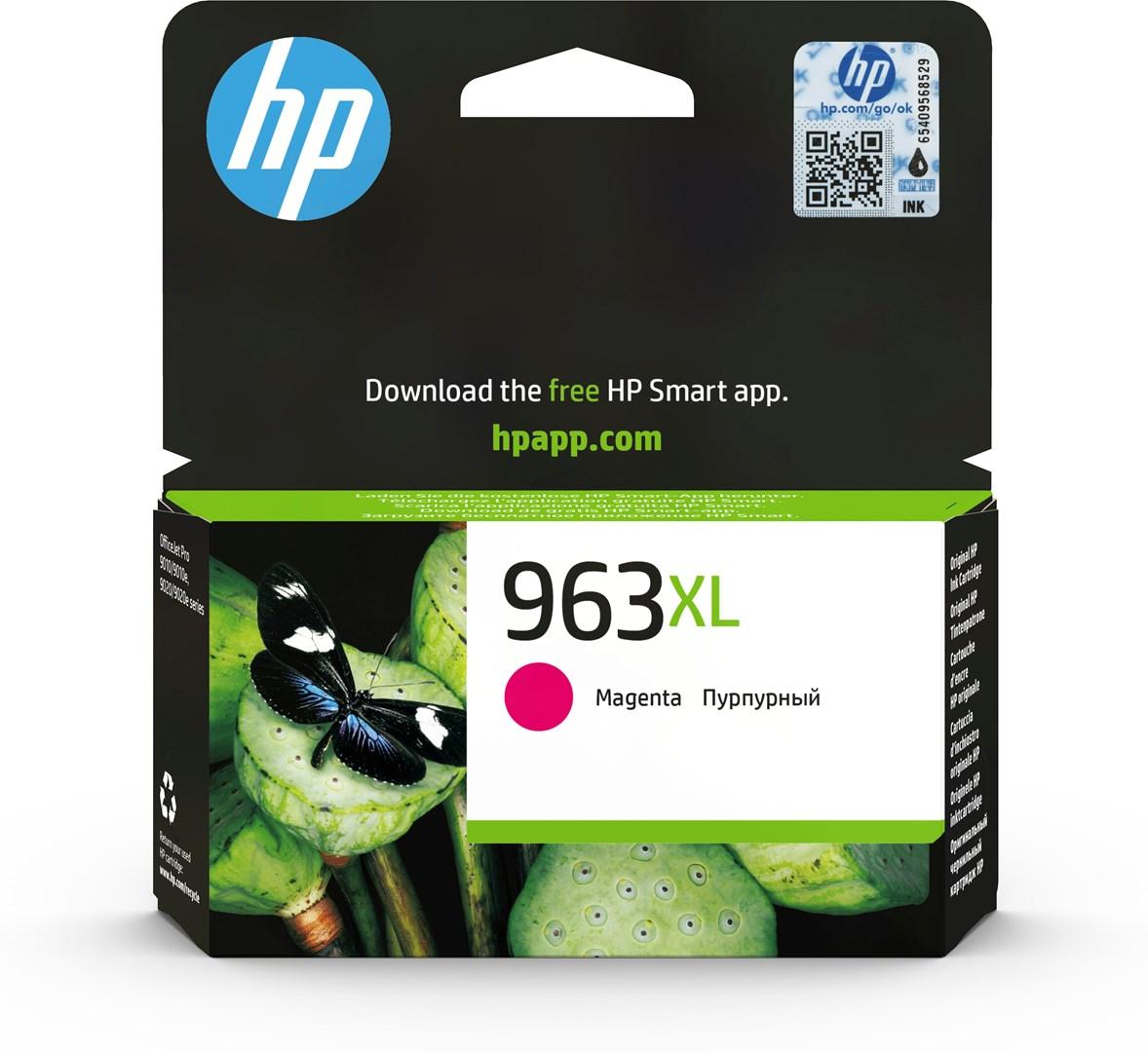 Blækpatron HP 963XL magenta – høj kapacitet (original) billede