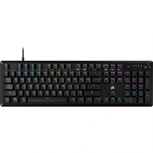 Gaming tastatur Corsair K70 CORE RGB, mekanisk, kablet, USB Type-A, sort, MLX Red