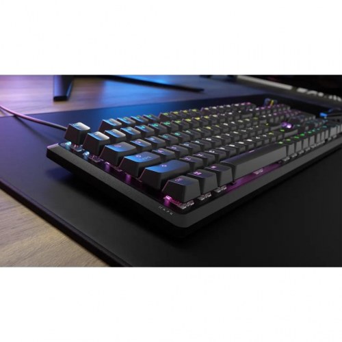 Gaming tastatur Corsair K70 CORE RGB, mekanisk, kablet, USB Type-A, sort, MLX Red