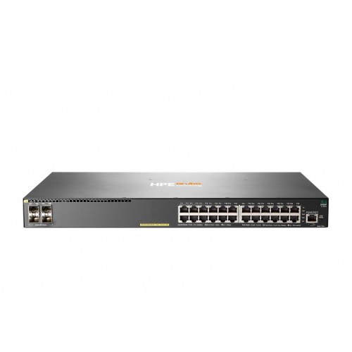 Netværksswitch HPE Aruba 2930F 24G PoE+ 4SFP (Managed)