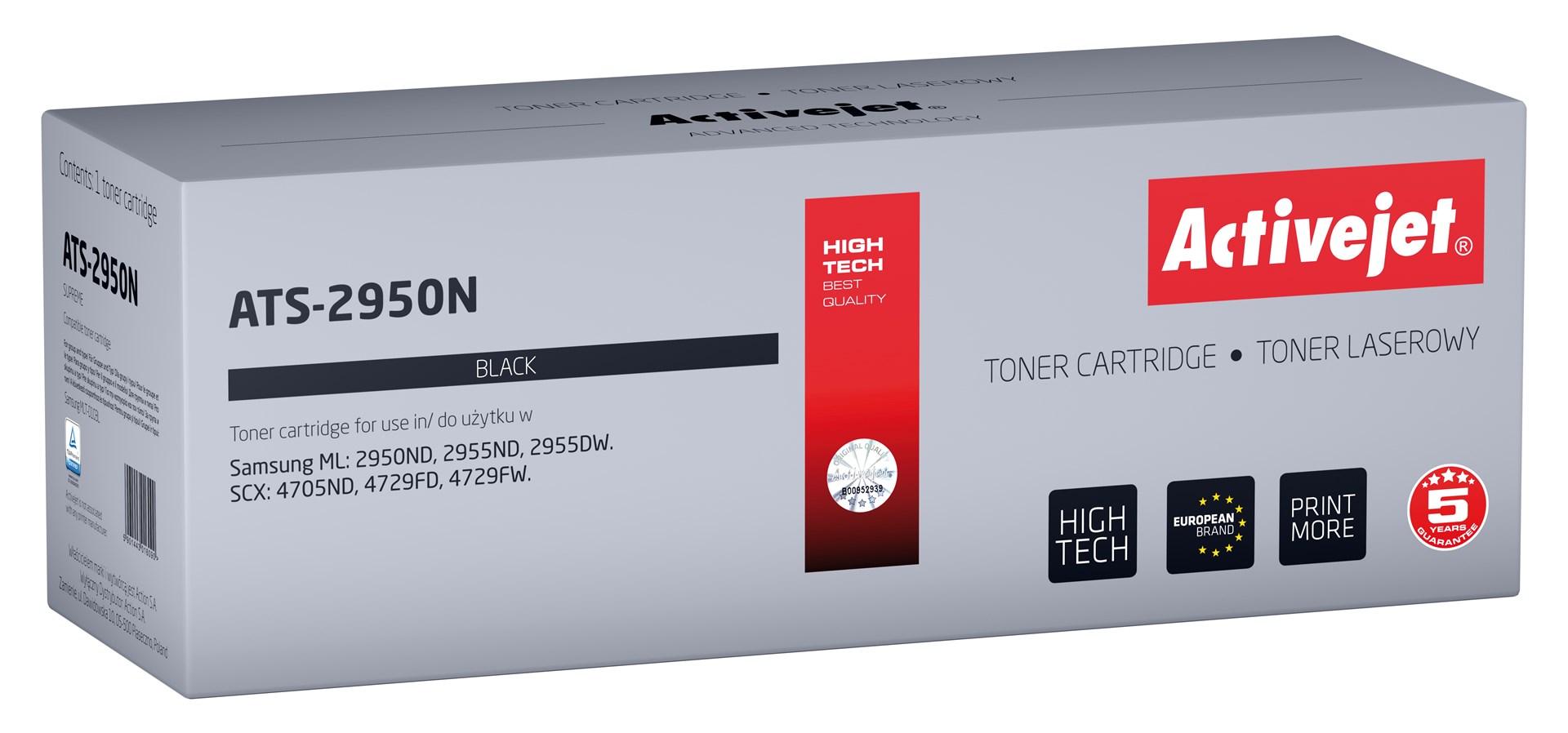 Tonerpatron Activejet ATS-2950N – kompatibel med Samsung MLT-D103L, sort, 2.500 sider billede