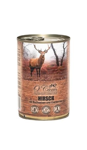 Hundefoder vådfoder O'Canis – hjort med boghvede 400 g