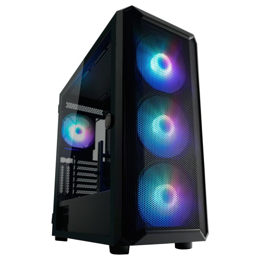 PC kabinet midi tower – PowerColor LC-Power Gaming 804B, sort billede