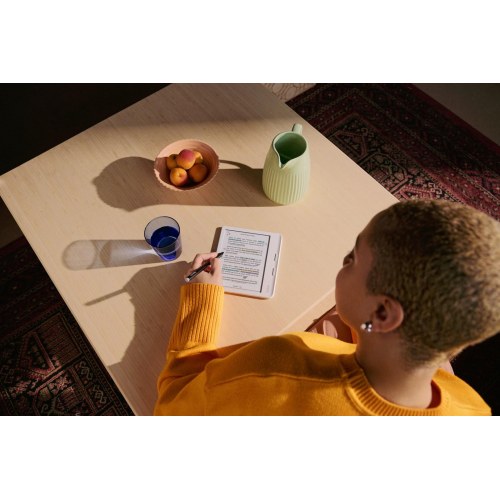 E-bogslæser KOBO Libra Colour 7" touch, 32 GB, Wi‑Fi, hvid