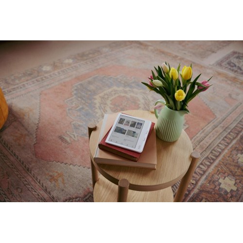 E-bogslæser KOBO Libra Colour 7" touch, 32 GB, Wi‑Fi, hvid