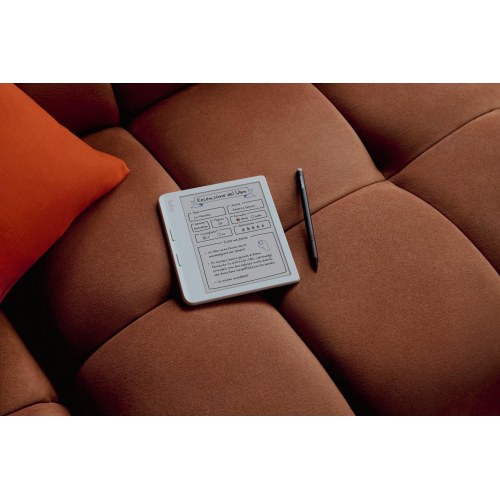 E-bogslæser KOBO Libra Colour 7" touch, 32 GB, Wi‑Fi, hvid
