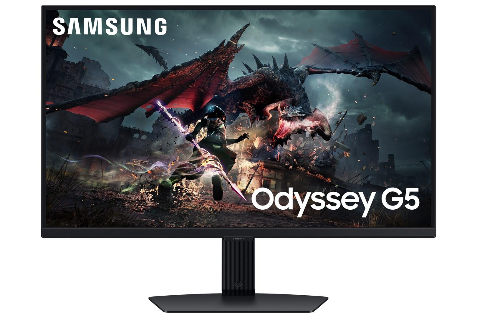 Skærm til gaming Samsung Odyssey G5 27" QHD 180 Hz (sort)
