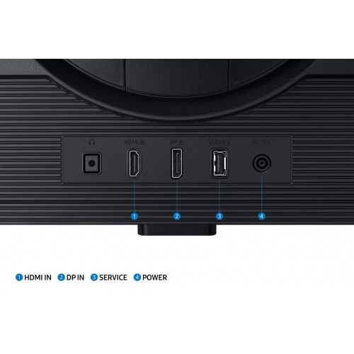 Skærm til gaming Samsung Odyssey G5 27" QHD 180 Hz (sort)