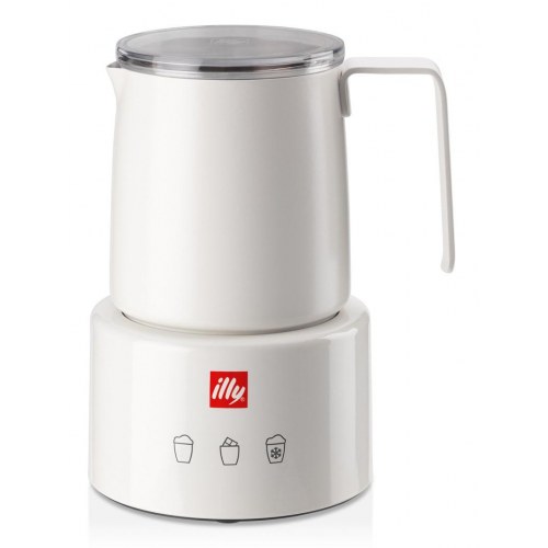 Mælkeskummer automatisk – illy, hvid (250 ml)
