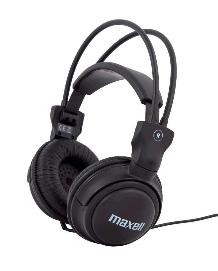 Høretelefoner med ledning - Maxell Home Studio, sort