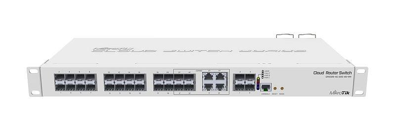 Netværksswitch MikroTik CRS328-4C-20S-4S+RM Managed L2/L3 1U – Hvid