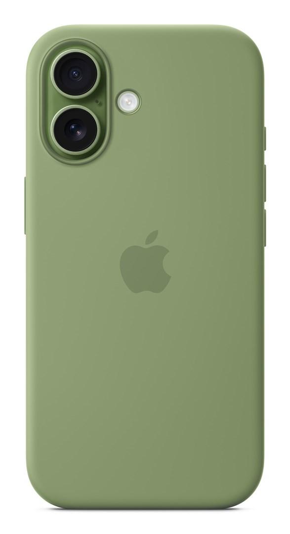 Mobilcover Apple iPhone 17 Silikone med MagSafe - Light Moss billede