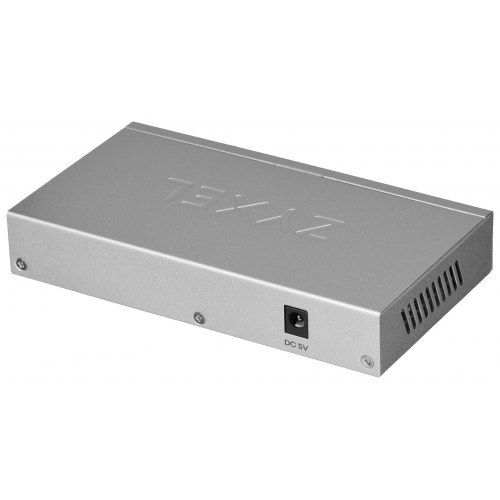 Netværksswitch Zyxel GS1200-8 – Managed Gigabit (10/100/1000), sølv