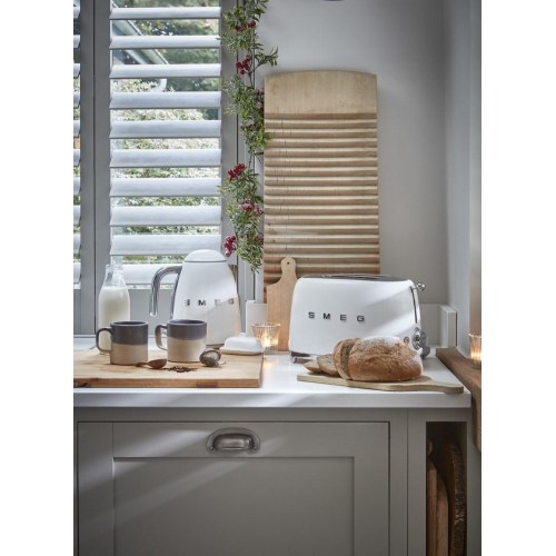 Brødrister Smeg 50’s Style TSF01 – hvid, 2 skiver