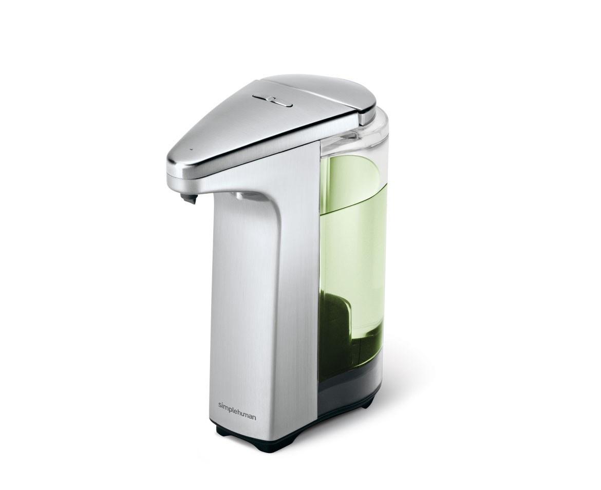 Sæbedispenser med sensor – simplehuman, 0,237 l, nikkel billede