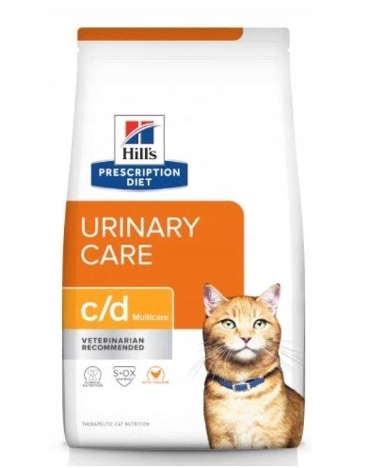 Kattefoder tørfoder Hill's Prescription Diet c/d Urinary Care Multicare Kylling 8 kg