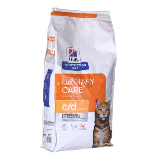 Kattefoder tørfoder Hill's Prescription Diet c/d Urinary Care Multicare Kylling 8 kg