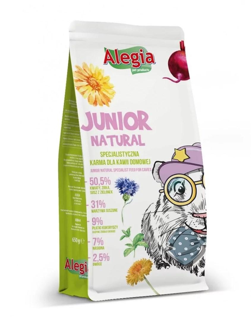 Marsvinefoder junior - Alegia Junior Natural 650 g