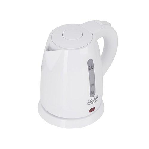 Elkedel 1,0 l – Adler AD 1272, 1.600 W, hazelnut/hvid billede