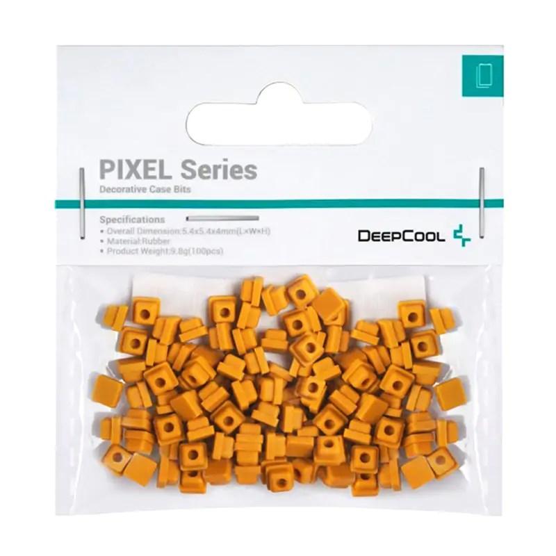 Kabelhåndtering PIXEL - DeepCool, orange gummibits (100 stk) billede