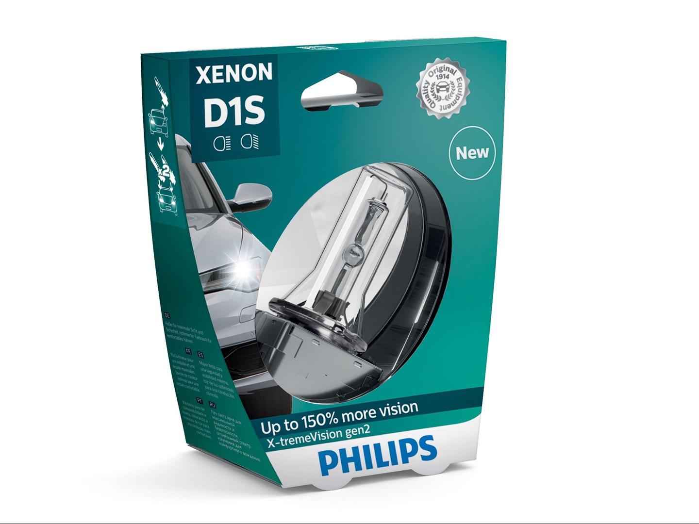 Xenon forlygtepære D1S 35 W - Philips X-tremeVision gen2