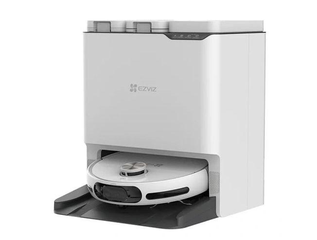 Robotstøvsuger med moppe Ezviz RS20 Max hvid, 0,35 l posefri