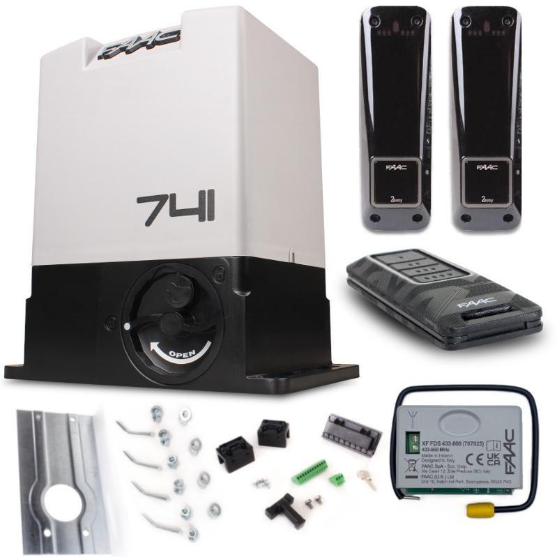 Skydedrev til port – FAAC 741 Delta 3 kit (op til 900)