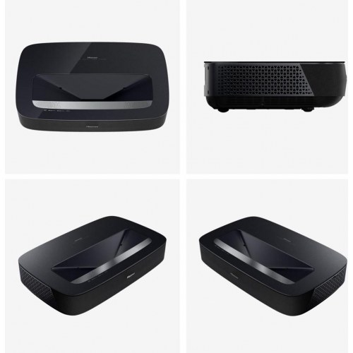 Projektor ultrakort kast – Hisense PL2 Laser, 2700 ANSI lumen, 4K UHD, 3D, sort