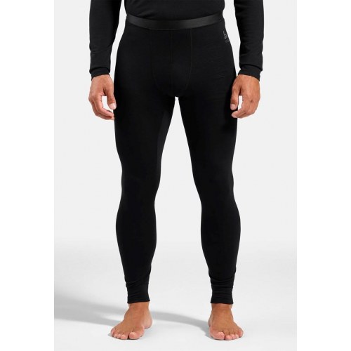 Uldundertøj lange underbukser - Odlo Merino 160, herre M, sort