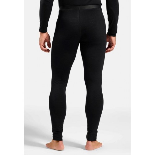 Uldundertøj lange underbukser - Odlo Merino 160, herre M, sort