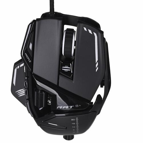 Gaming mus Mad Catz R.A.T. 8+ – højrehånd, USB, 16.000 DPI