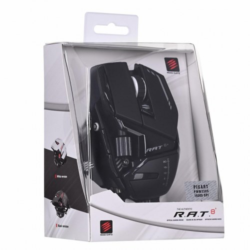 Gaming mus Mad Catz R.A.T. 8+ – højrehånd, USB, 16.000 DPI