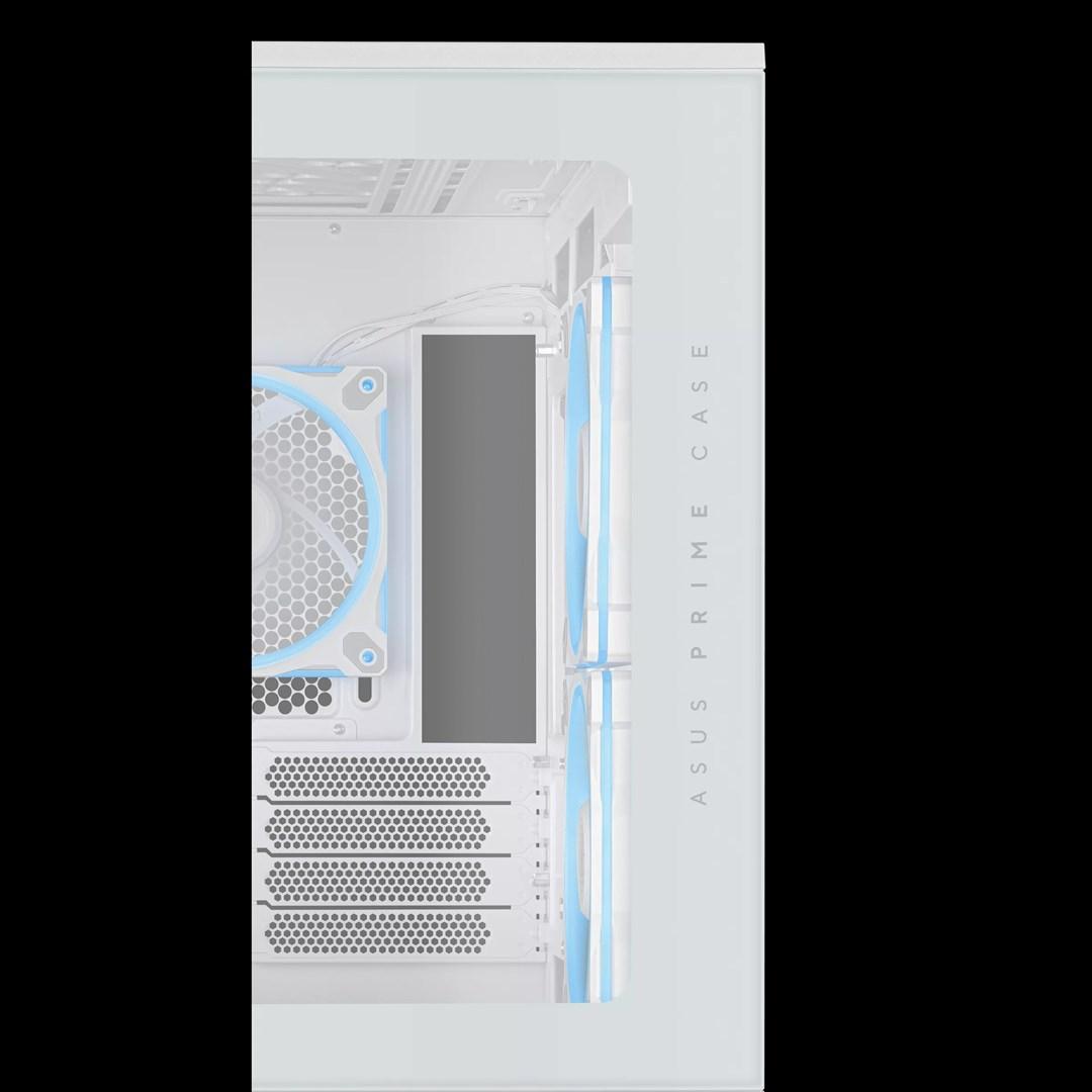 PC kabinet ASUS Prime AP202 ARGB Midi Tower - hvid billede